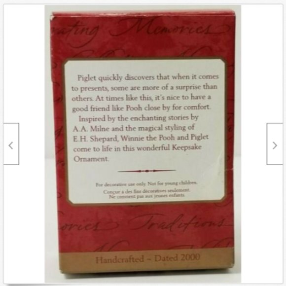 Hallmark Christmas Ornament Winnie the Pooh L5 - Picture 4 of 5